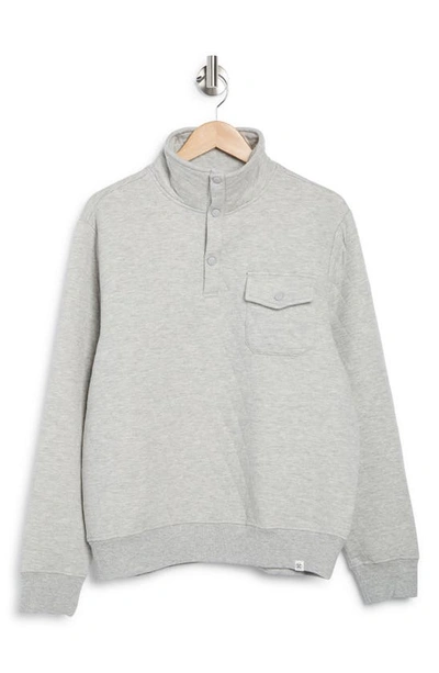 Sovereign Code Columbia Diamond Quilted Pullover In Grey