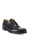 A. TESTONI' Leather Lace-Up Derby Shoes