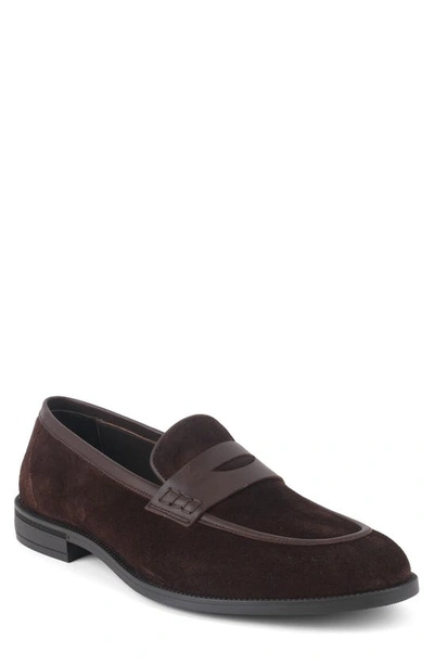 Vellapais Paloma Comfort Penny Loafer In Dark Brown
