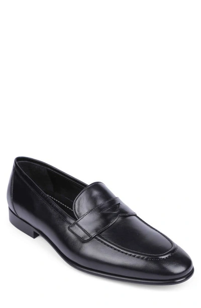 Vellapais Galano Penny Loafer In Black