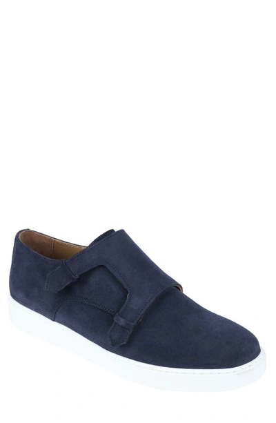 Vellapais Grande Suede Sneaker In Navy Blue