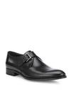 TO BOOT NEW YORK EMMETT LEATHER MONK STRAP SHOES,400089531789