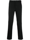 Comme Des Garçons Homme Deux Pinstripe-print Tailored Trousers In Black