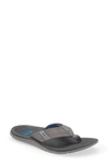 Reef Cushion Spring Flip Flop In Grey/blue