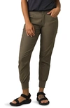 Prana Halle Ii Water Repellent Joggers In Slate Green