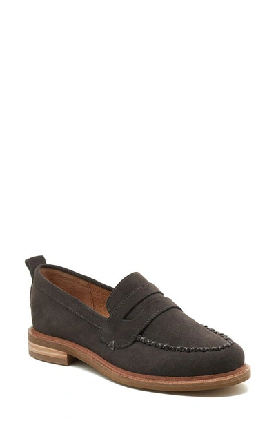 Kelsi Dagger Brooklyn Lens Penny Loafer In Graphite