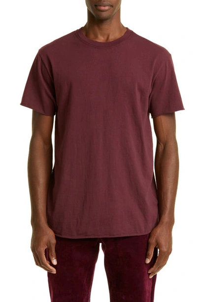 John Elliott Anti Expo Crewneck T-shirt In Burgundy