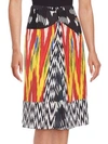 ALTUZARRA Printed Banded Waist Skirt,0400092130836