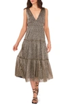 1.state Plunge Neck Maxi Dress In Rich Black