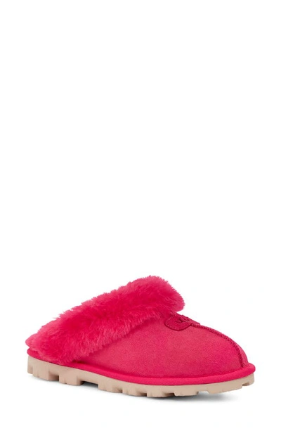 Ugg Shearling Lined Slipper In Ph Radish