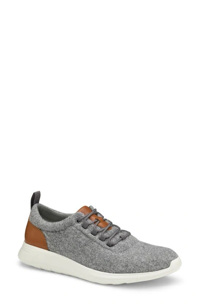 Johnston & Murphy Men's Amherst U-throat Sneakers Men's Shoes In Gray Wool