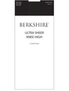 Berkshire Ultra Sheer Knee Highs 3-pack In Fantasy Black