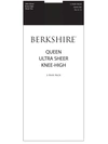 Berkshire Queen Ultra Sheer Knee Highs 3-pack In Fantasy Black