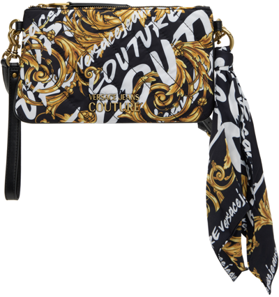 Versace Jeans Couture Black Thelma Pouch In Eg89 899 + 948