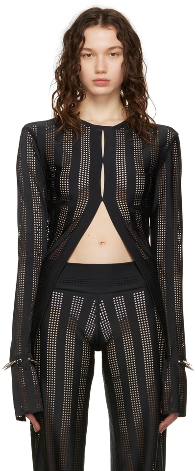 Fal-ash Ssense Exclusive Black Perforated Shirt