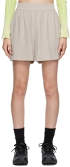 John Elliott Beige Boxer Shorts In Moon