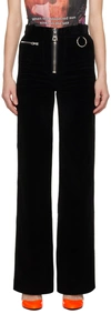 Meryll Rogge Black O-ring Trousers In Black