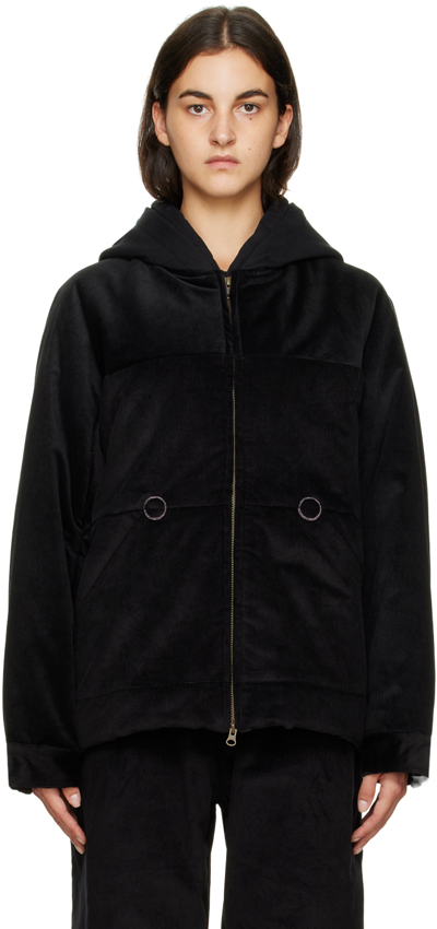 Bernhard Willhelm Black Ear Hoodie