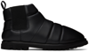 Nanushka Padded Slip-on Ankle Boots In Black