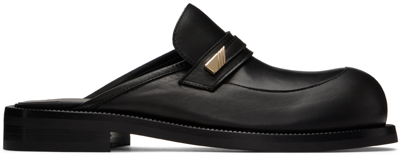 Martine Rose Slip-on Leather Loafers In Black