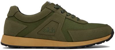 Ekn Khaki Low Seed Sneakers In Lsr-07-x2-01-aw20
