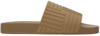 Bottega Veneta Carpet Embossed Rubber Slides In 2895 Jute