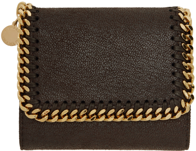 Stella Mccartney Brown Falabella Small Flap Wallet In 2012 Chocolate Brown