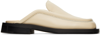 Proenza Schouler Off-white Square Loafers In 137 Parchment