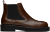 Comme Se-a Ssense Exclusive Brown Ronda Boots In Brown
