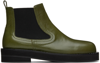 Comme Se-a Ssense Exclusive Khaki Ronda Boots In Khaki