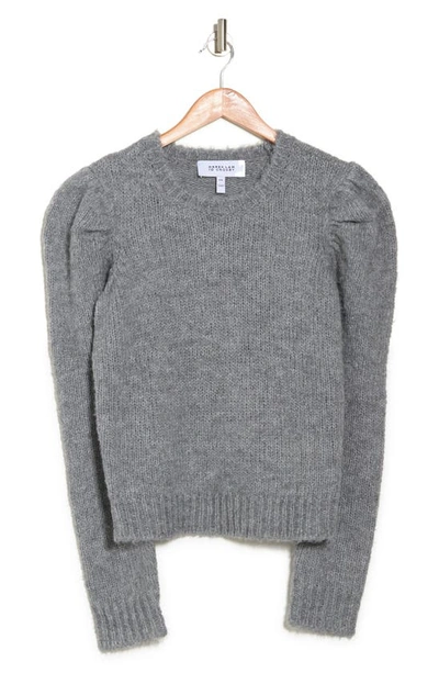Derek Lam 10 Crosby Locken Puff Sleeve Sweater In H Grey