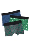 Nordstrom Rack Kids' Boxer Brief In Dino Fossils Pack