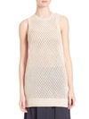 VINCE Mesh Stitched Tank Top,0400092283296
