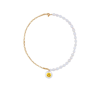 MARTHA CALVO GOLD-PLATED ALL SMILES PEARL NECKLACE,ALLSMILESNECKLACE18714779