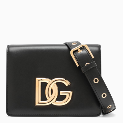 Dolce & Gabbana Black Logo-plaque Cross-body Bag