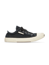 Balenciaga Paris Canvas Low-top Sneakers In Black