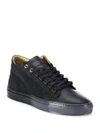 ANDROID HOMME Margom Nubuck Caviar Mid-Top Sneakers