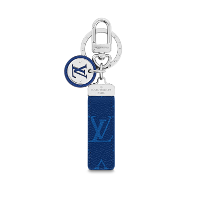 Pre-owned Louis Vuitton Charm For Neo Lv Club Bags And Key Ring In Blue