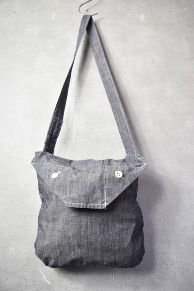 Pre-owned Engineered Garments /plain Shoulder Bag/28210 - 803 91 In Grey