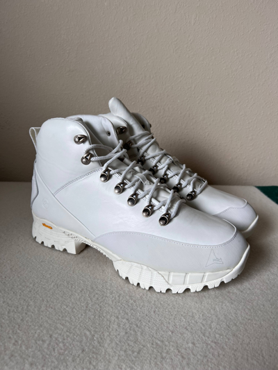 スニーカー Alyx White Leather Hiking Sneakers 1017 Alyx 9sm Mono hiking sneakers - White