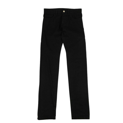 Pre-owned Moncler Genius Black Cotton Jeans Pants Size M/48