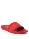 Versace Medusa Cardinal Pool Slides In Red