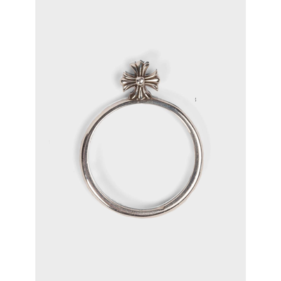 Pre-owned Chrome Hearts 3d Plus Bubblegum Ring In Silver | ModeSens