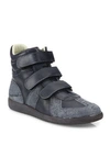 MAISON MARGIELA Suede High-Top Grip-Tape Sneakers