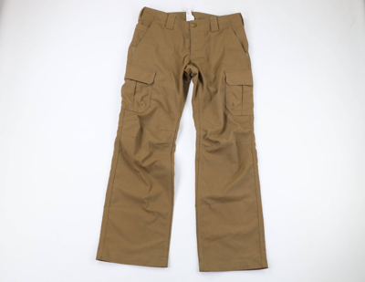 Pre-owned Under Armour X Vintage Under Armour Ripstop Tactical Bootcut Cargo Pants Brown
