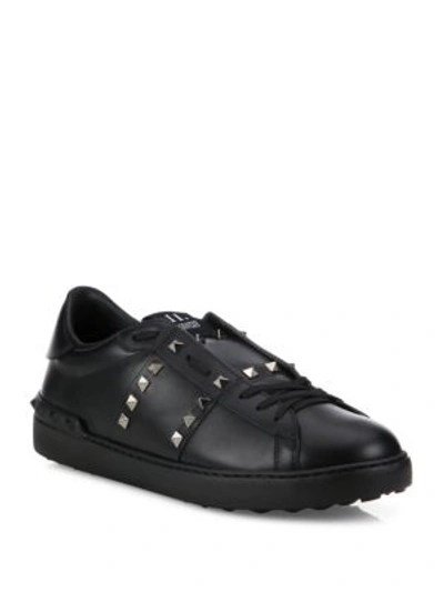 Valentino Garavani Valentino Rockstud Untitled Sneakers In Black
