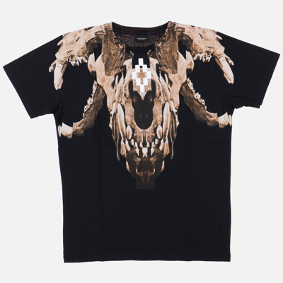 Pre-owned Marcelo Burlon County Of Milan Skull Cross Collage T-shirt In Black
