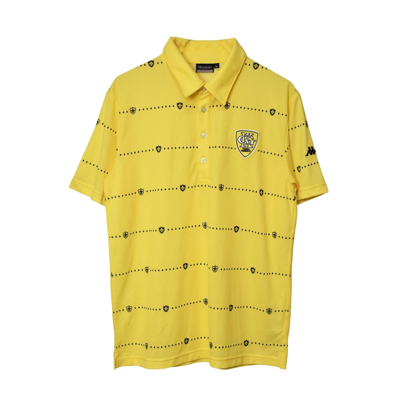 Pre-owned Kappa /graphic Polo Shirt/23366 - 0489 50 In Yellow