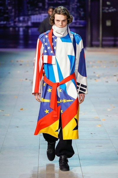 Pre-owned Louis Vuitton X Virgil Abloh Fw19 Flags Patchwork