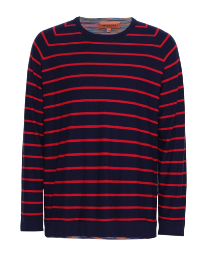 Pre-owned Missoni Sweaters In Dark Blue
